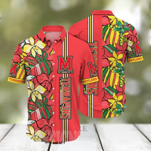 Maryland Terrapins NCAA Floral Classic Hawaiian Shirt