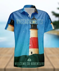 Massachusetts Retro Style Travel Summer 3D Hawaiian Shirt Gift For Men And Women Fans