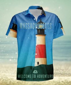 Massachusetts Retro Style Travel Summer 3D Hawaiian Shirt Gift For Men And Women Fans