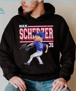 Max Scherzer Texas Cartoon Baseball Shirt
