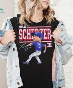 Max Scherzer Texas Cartoon Baseball Shirt