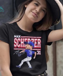 Max Scherzer Texas Cartoon Baseball Shirt