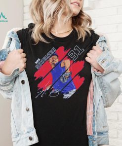 Max Scherzer Texas Stripes Baseball Shirt