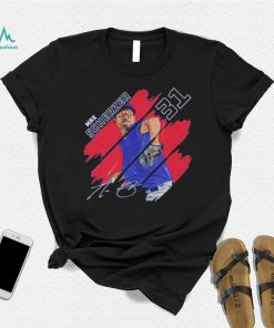 Max Scherzer Texas Stripes Baseball Shirt