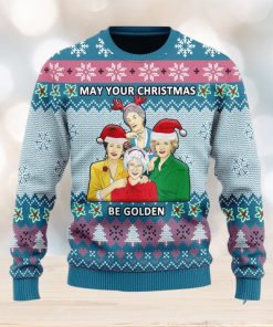 May Your Christmas Be Golden Ugly Christmas Sweater Christmas Gift For Men And Women