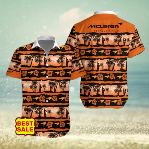 McLaren F1 Team Style 8 Aloha Supercar Combo Hawaiian Shirt And Short