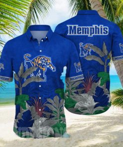 Memphis Tigers NCAA Floral 3D Full Print Hawaiian Shirt