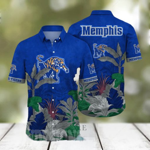 Memphis Tigers NCAA Floral 3D Full Print Hawaiian Shirt