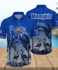 Memphis Tigers NCAA Floral All Over Print Classic Hawaiian Shirt