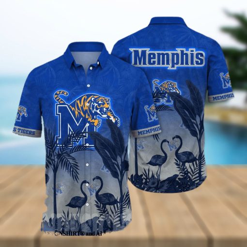 Memphis Tigers NCAA Floral All Over Print Classic Hawaiian Shirt