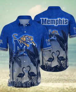 Memphis Tigers NCAA Floral All Over Print Classic Hawaiian Shirt