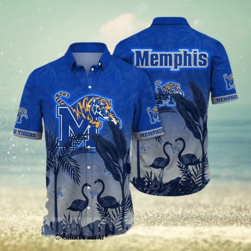 Memphis Tigers NCAA Floral All Over Print Classic Hawaiian Shirt