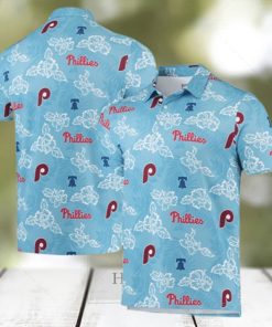 Men s Reyn Spooner Light Blue Philadelphia Phillies Hawaiian Shirt