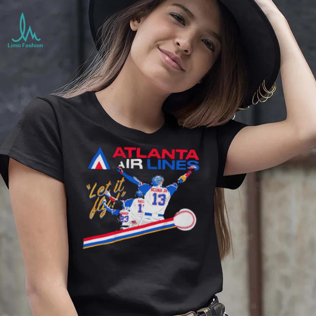 Official atlanta Airlines Let It Fly Michael Harris Shirt, hoodie