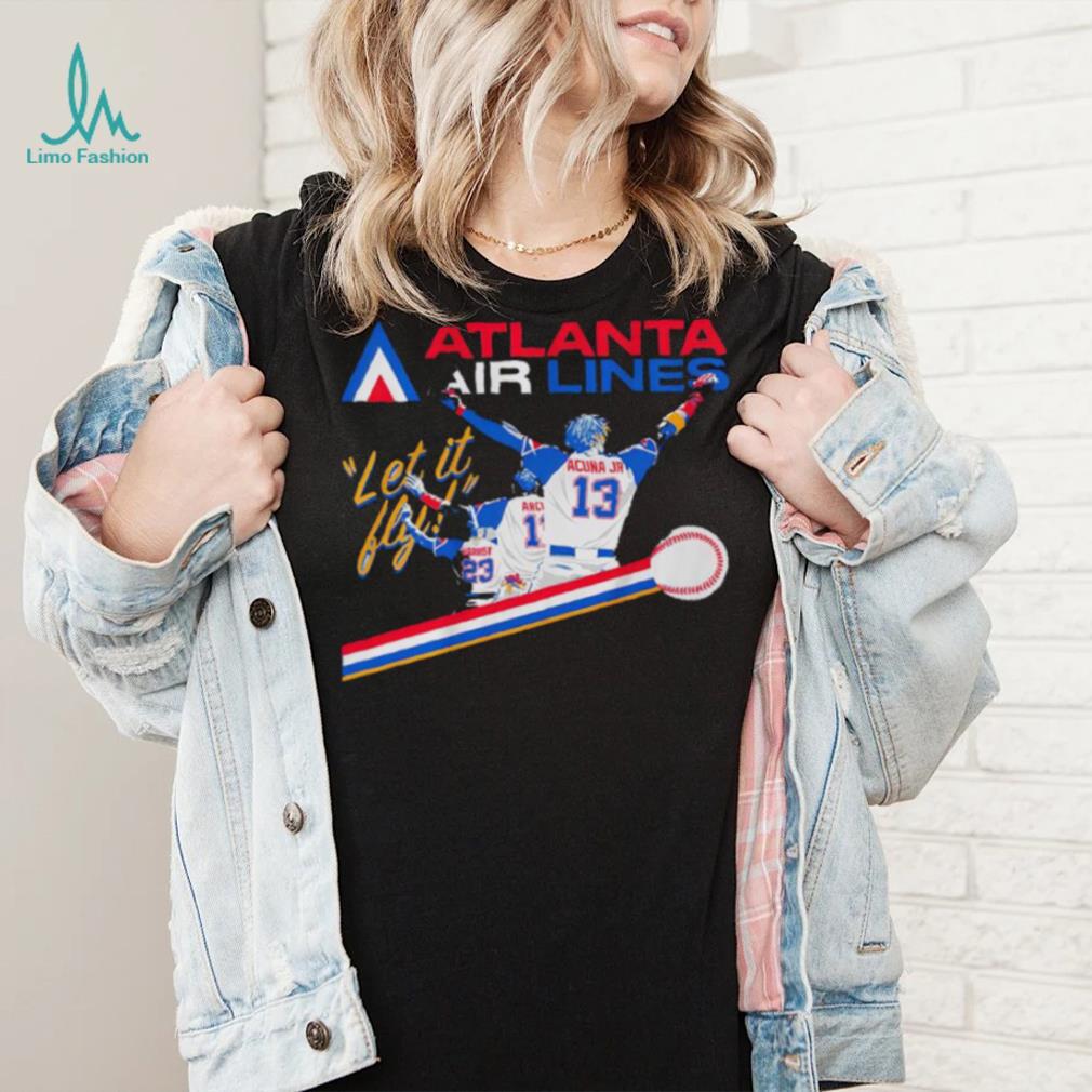 Official atlanta Airlines Let It Fly Michael Harris Shirt, hoodie