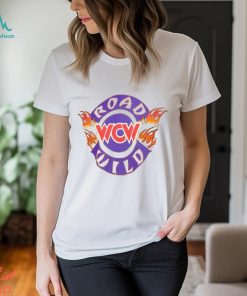 Men's Homage Yellow WCW Road Wild Tri Blend T Shirt