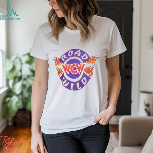 Men's Homage Yellow WCW Road Wild Tri Blend T Shirt