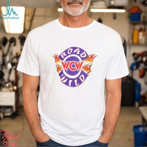 Men's Homage Yellow WCW Road Wild Tri Blend T Shirt