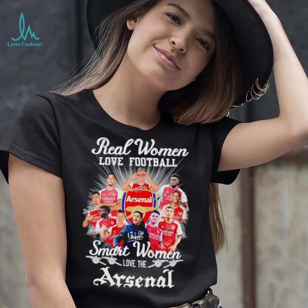 Real Women Love Football Smart Women Love The Arsenal 2023 Unisex T-Shirt