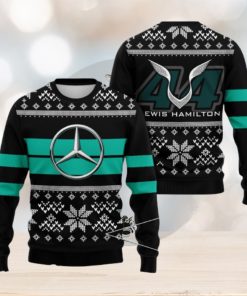 Mercedes Mpr X Lh Christmas Santa Hat AOP Print 3D Ugly Sweater