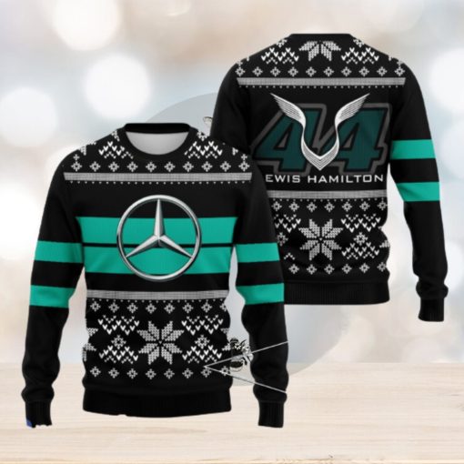 Mercedes Mpr X Lh Christmas Santa Hat AOP Print 3D Ugly Sweater