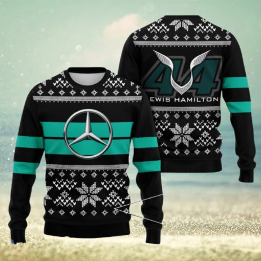 Mercedes Mpr X Lh Christmas Santa Hat AOP Print 3D Ugly Sweater