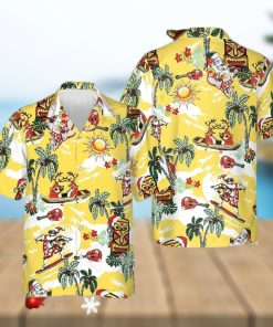 Merry Christmas Hawaiian Shirt Summer Button Up Shirts Mens Gifts For Dude