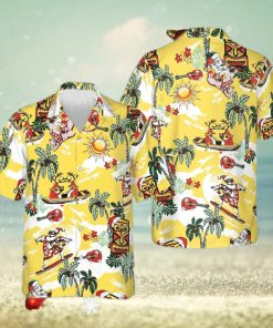 Merry Christmas Hawaiian Shirt Summer Button Up Shirts Mens Gifts For Dude