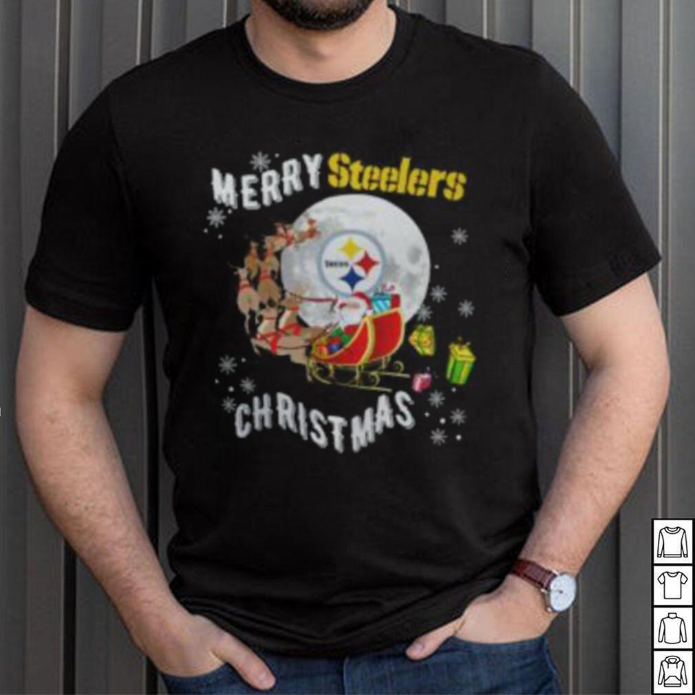 Pittsburgh Steelers Santa Claus Christmas T-Shirt 