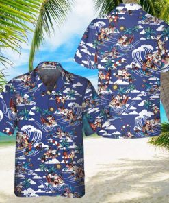 Merry Christmas Tropical Pattern Hawaiian Shirt