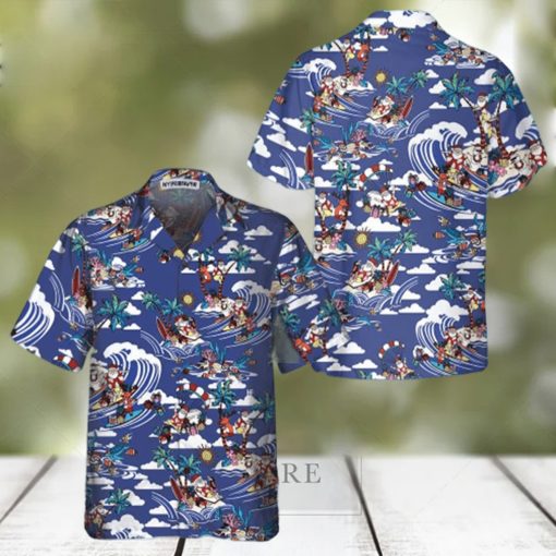 Merry Christmas Tropical Pattern Hawaiian Shirt