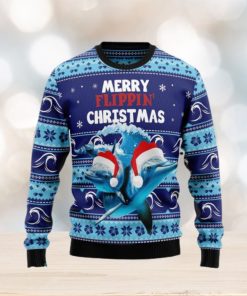 Merry Flippin’s Ugly Christmas Sweater Gift For Men Women