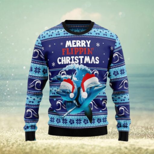 Merry Flippin’s Ugly Christmas Sweater Gift For Men Women