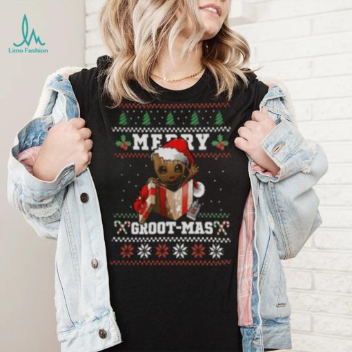 Merry Grootmas Ugly Christmas Shirt  Baby Groot Christmas Shirt