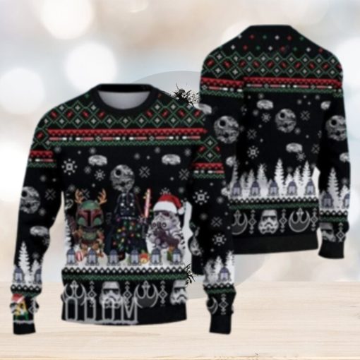 Merry Xmas Movies Star Wars Ugly Christmas Sweater