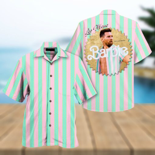 Messi Barbie Hawaii Shirt