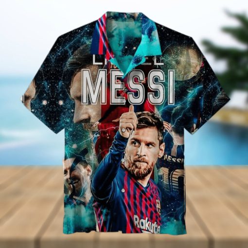 Messi Memorial Barcelona Hawaiian Shirt