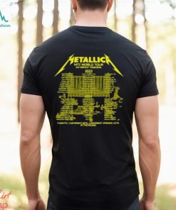 Metallica M72 World Tour 2023 2024 Unisex Shirt, Metallica Band No Repeat  Weekend Shirt, Metallica Updated Tour Setlists Tee, Metallica Tour Dates T  Shirt, Metallica Skull Merch - teejeep