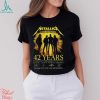 Metallica Lux Aeterna 42 Years 1981 2023 Merch, Metallica M72 World Tour No Repeat Weekend Shirt, Metallica Rock N Roll Tour Dates 2023 T Shirt
