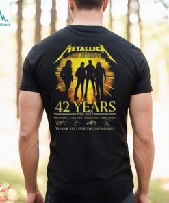 Metallica Lux Aeterna 42 Years 1981 2023 Merch, Metallica M72 World Tour No Repeat Weekend Shirt, Metallica Rock N Roll Tour Dates 2023 T Shirt