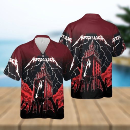 Metallica Miami Concert Hawaiian Shirt Summer Beach