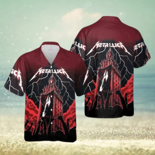 Metallica Miami Concert Hawaiian Shirt Summer Beach