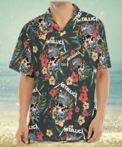 Metallica Skull Tropical Hawaiian Shirt For Men