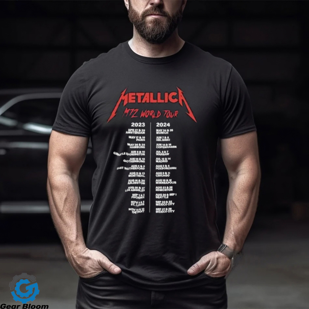 Metallica M72 World Tour 2023 St. Louis T Shirt - Limotees