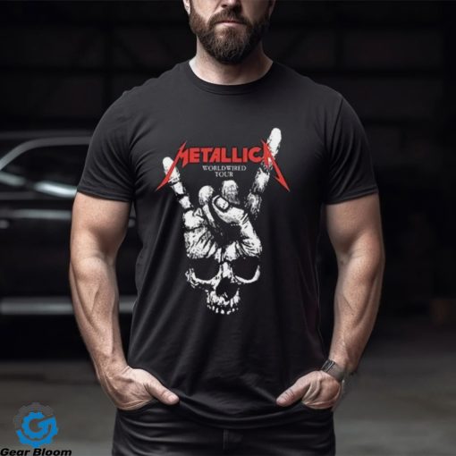 Metallica Worldwired Tour Merch, Metallica Band Thrash Metal Tour 2023 2024 Shirt, M72 World Tour T Shirt