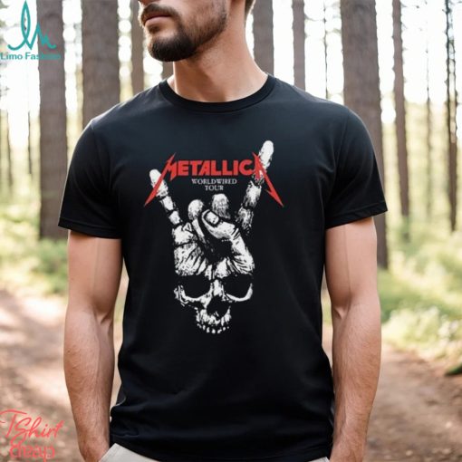 Metallica Worldwired Tour Merch, Metallica Band Thrash Metal Tour 2023 2024 Shirt, M72 World Tour T Shirt