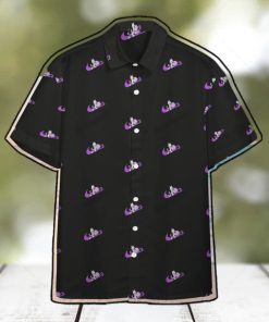 Mewtwo Swoosh Custom Button Hawaiian Shirt