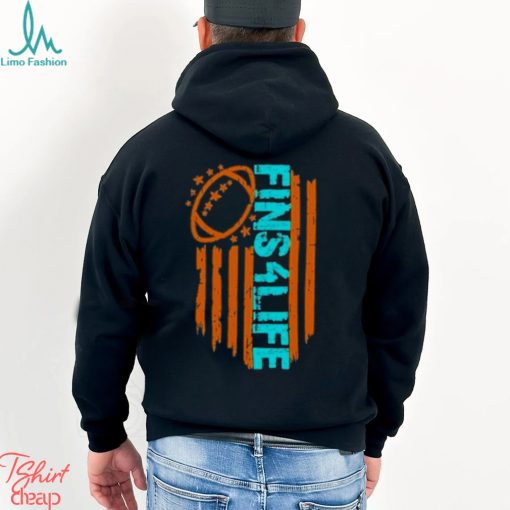 Miami Dolphins 4 Fins Life Shirt