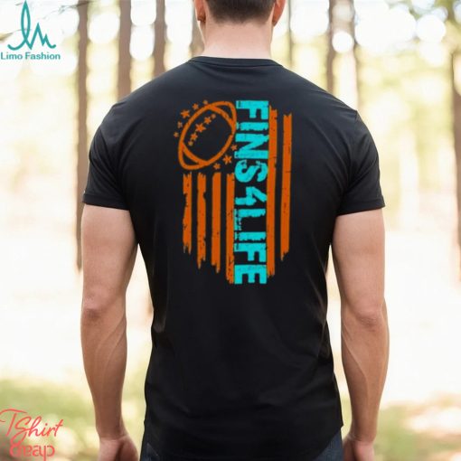 Miami Dolphins 4 Fins Life Shirt