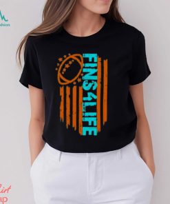 Miami Dolphins 4 Fins Life Shirt